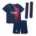 Paris Saint-Germain Lionel Messi #30 Hemmaställ Barn 2023-24 Korta ärmar (+ Korta byxor)